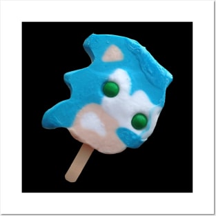 Ugly sonic popsicle Posters and Art